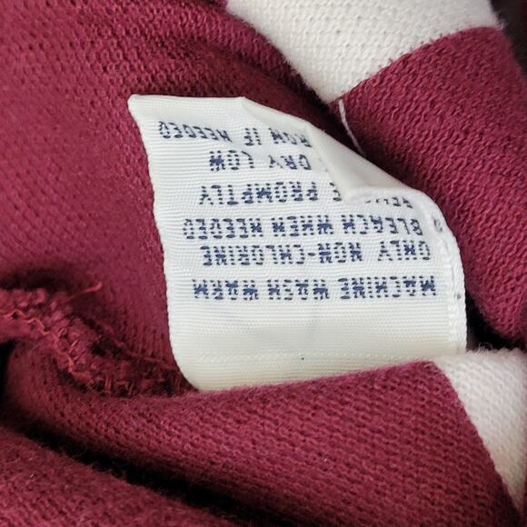 Ralph-Lauren Stripes Polo Shirt XL/2XL 24x28 Red White Crest - Picture 8 of 14